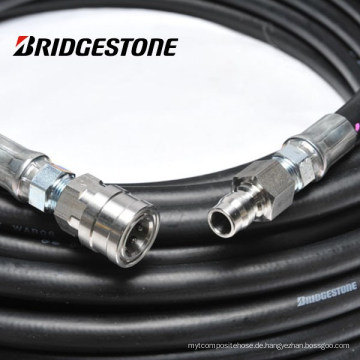 Hochleistungs-Hochdruck-Hydraulikschlauch. Hergestellt von Bridgestone. Made in Japan (Schlauchhydraulik)